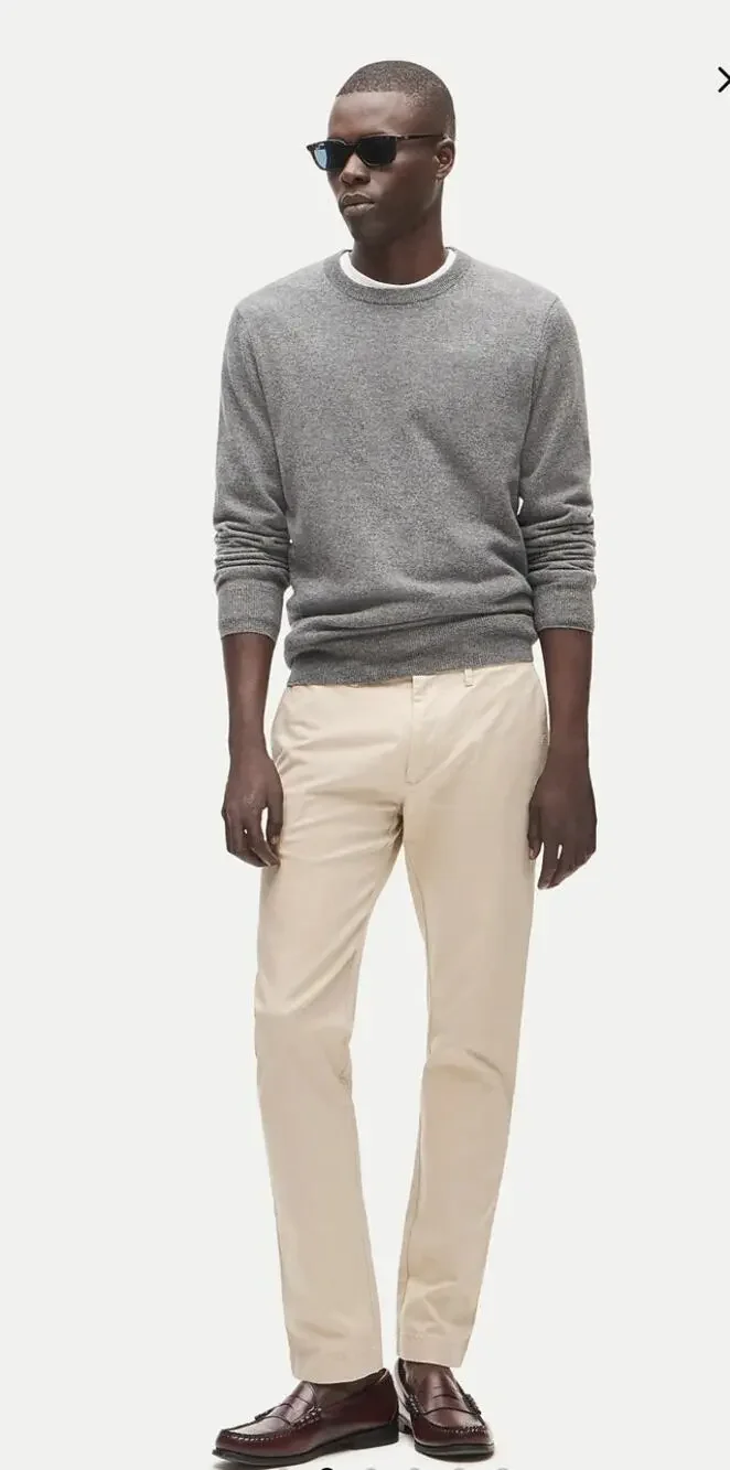 NWOT J. Crew 484 Slim-Fit Stretch Chino Pant Beige 34/32